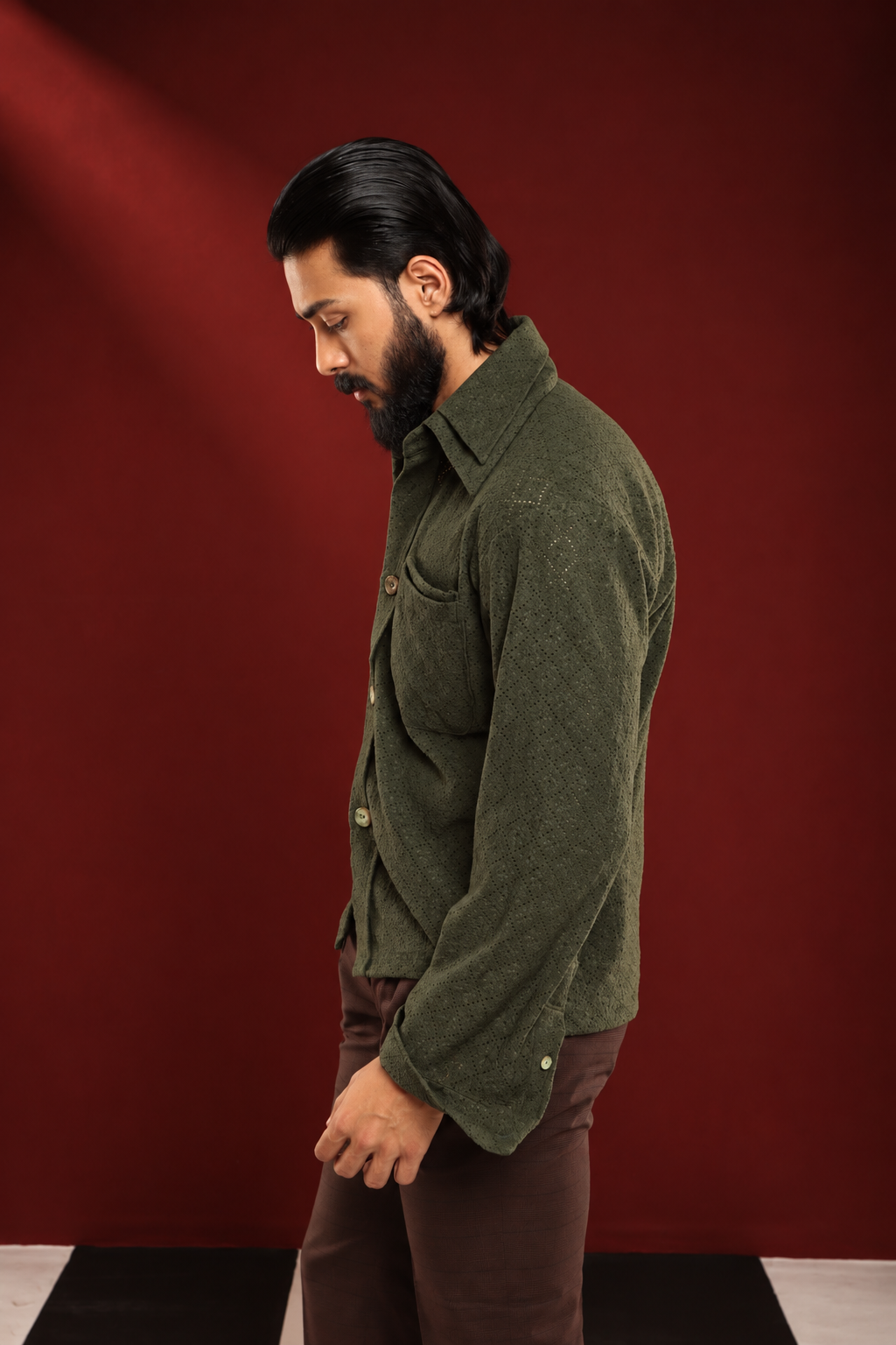 Olive Echo Shirt