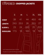 Black Leather Cropped Jacket