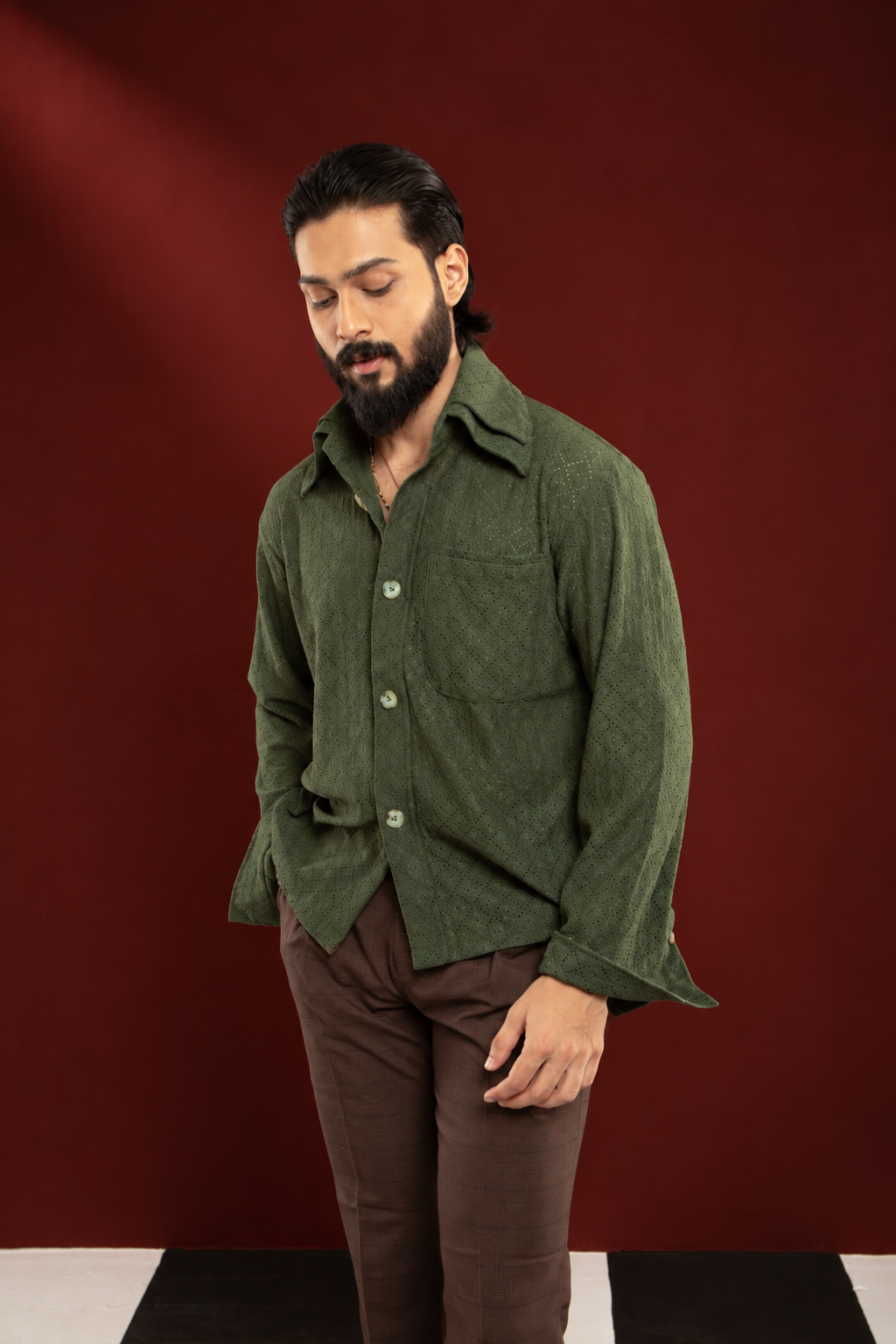 Olive Echo Shirt