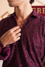 Purple Lace Popover