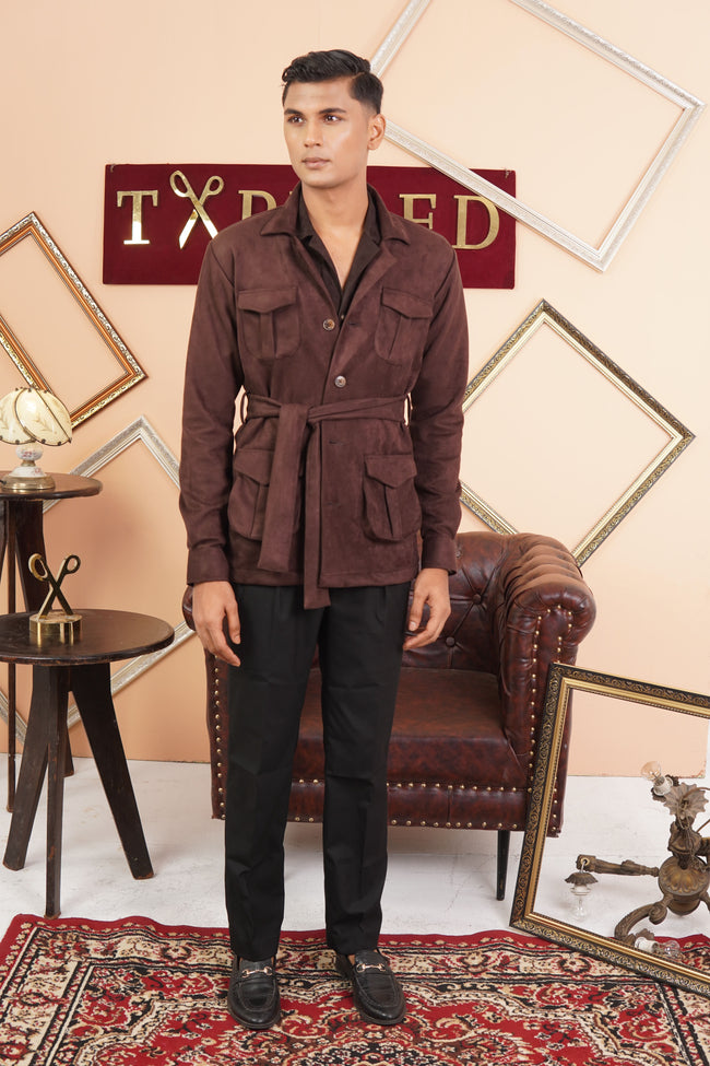 Brown Signature Suede Safaris Hover Image