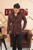 Brown Signature Suede Safaris