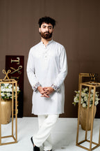 White Sunburst Panjabi