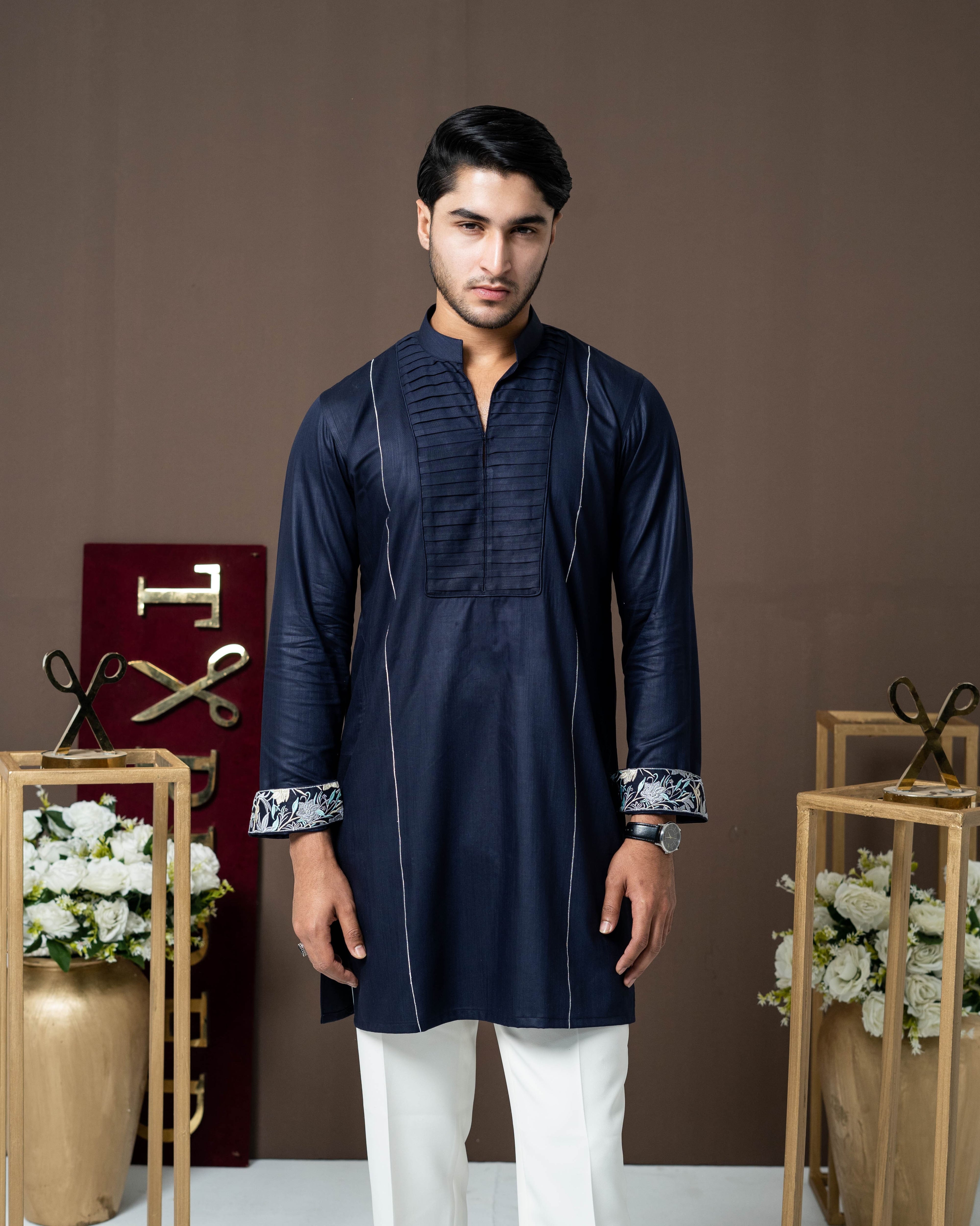 Navy Aharnish Panjabi