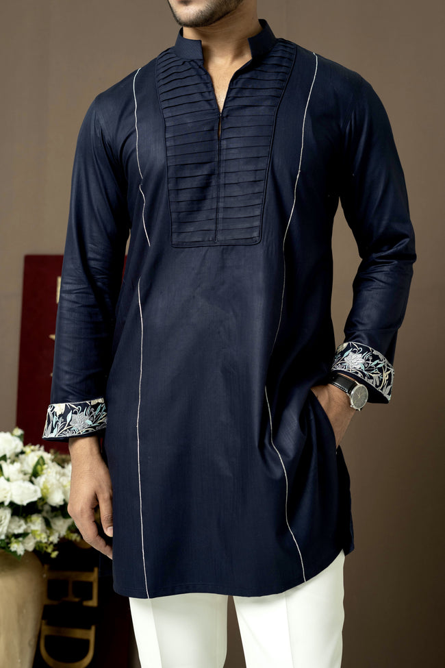 Navy Aharnish Panjabi Main Image