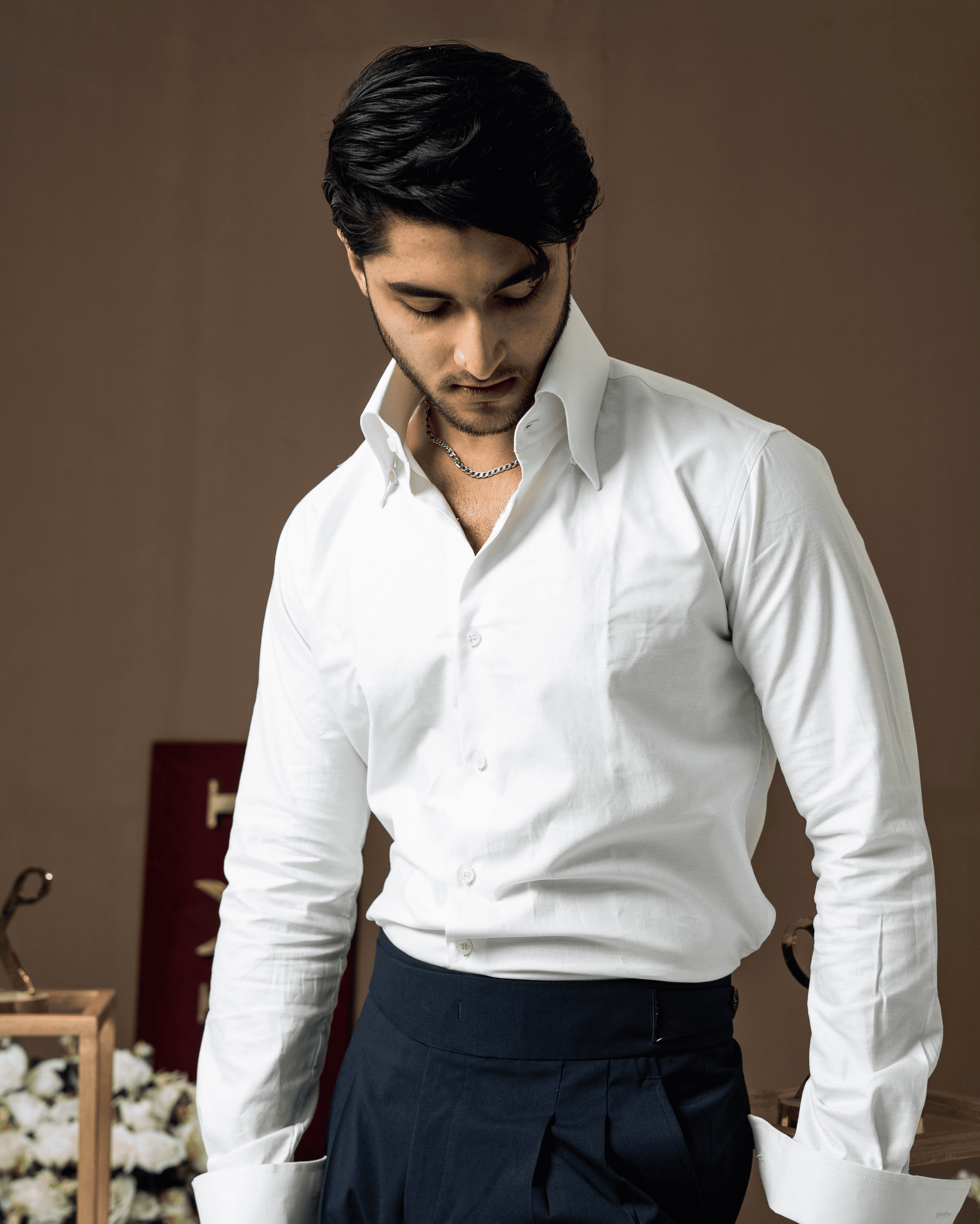 White executive shirts