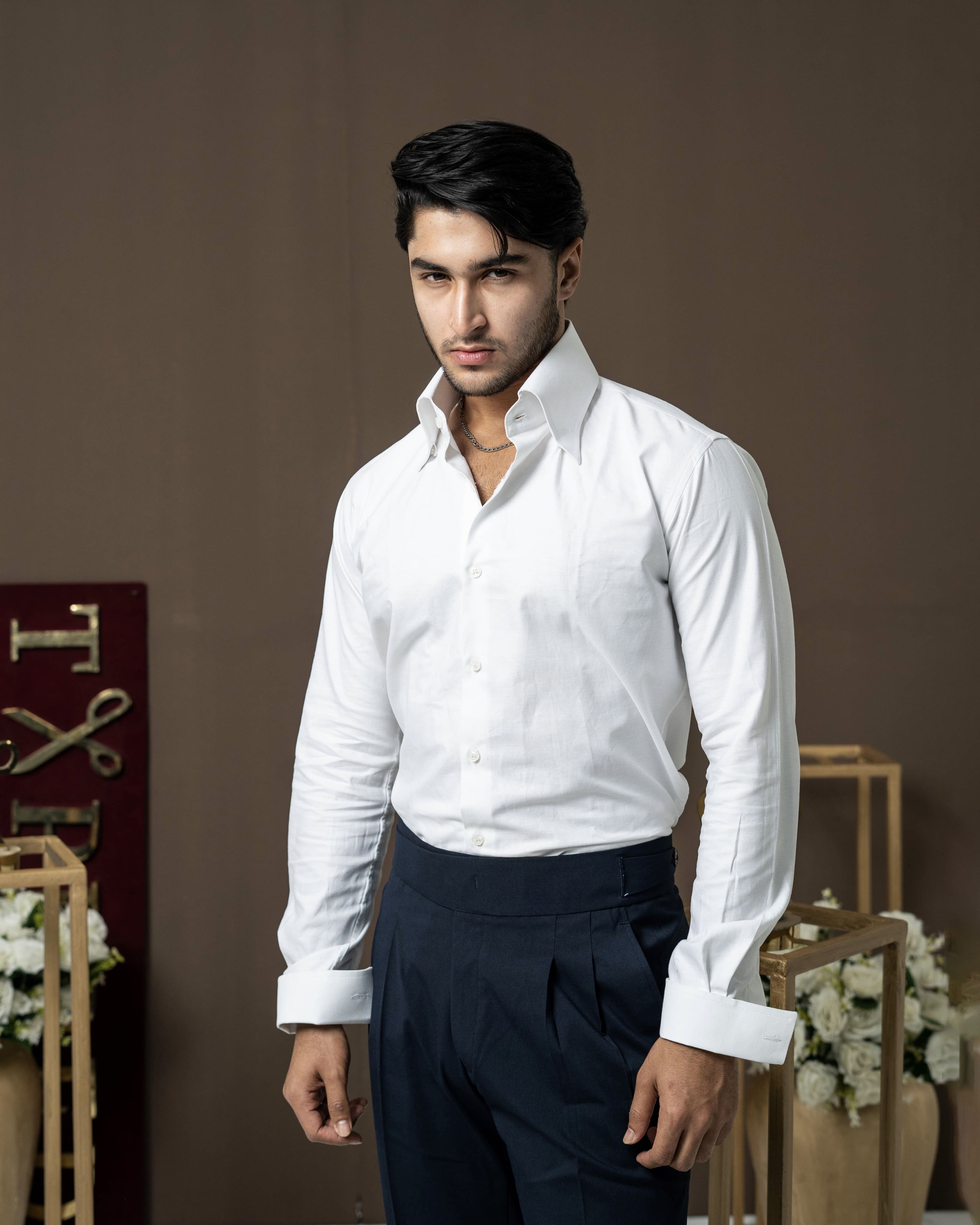 White executive shirts