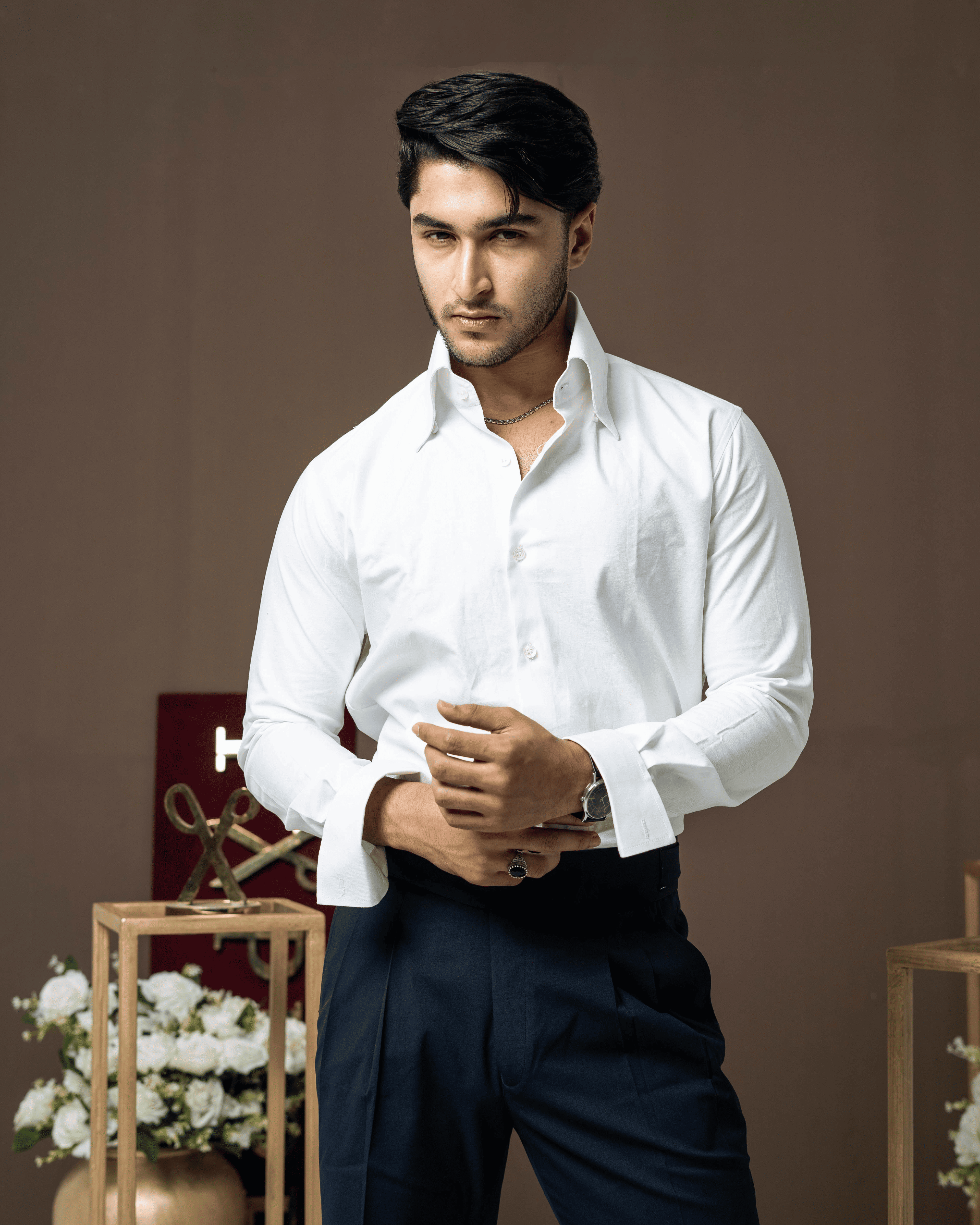 White executive shirts