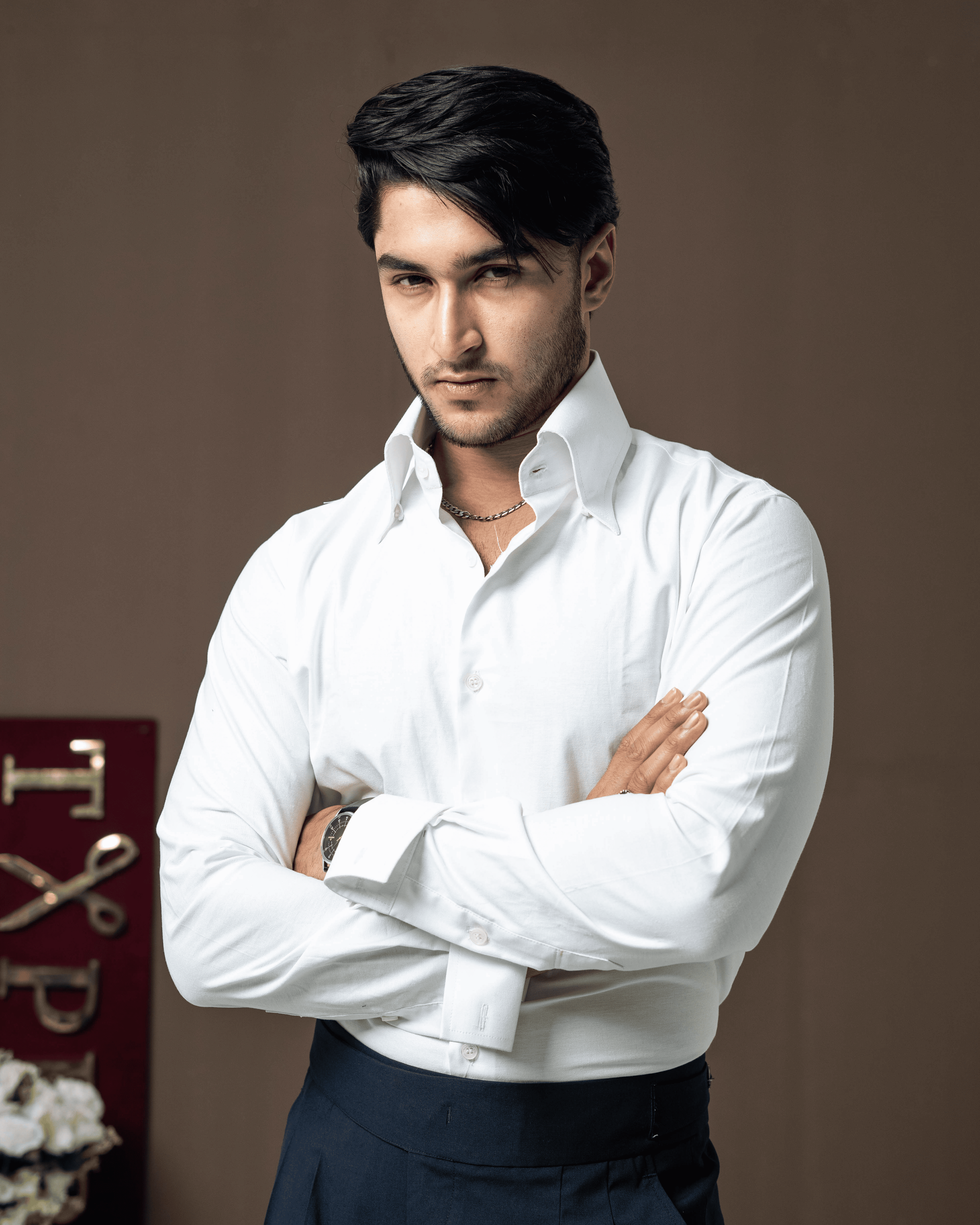 White executive shirts