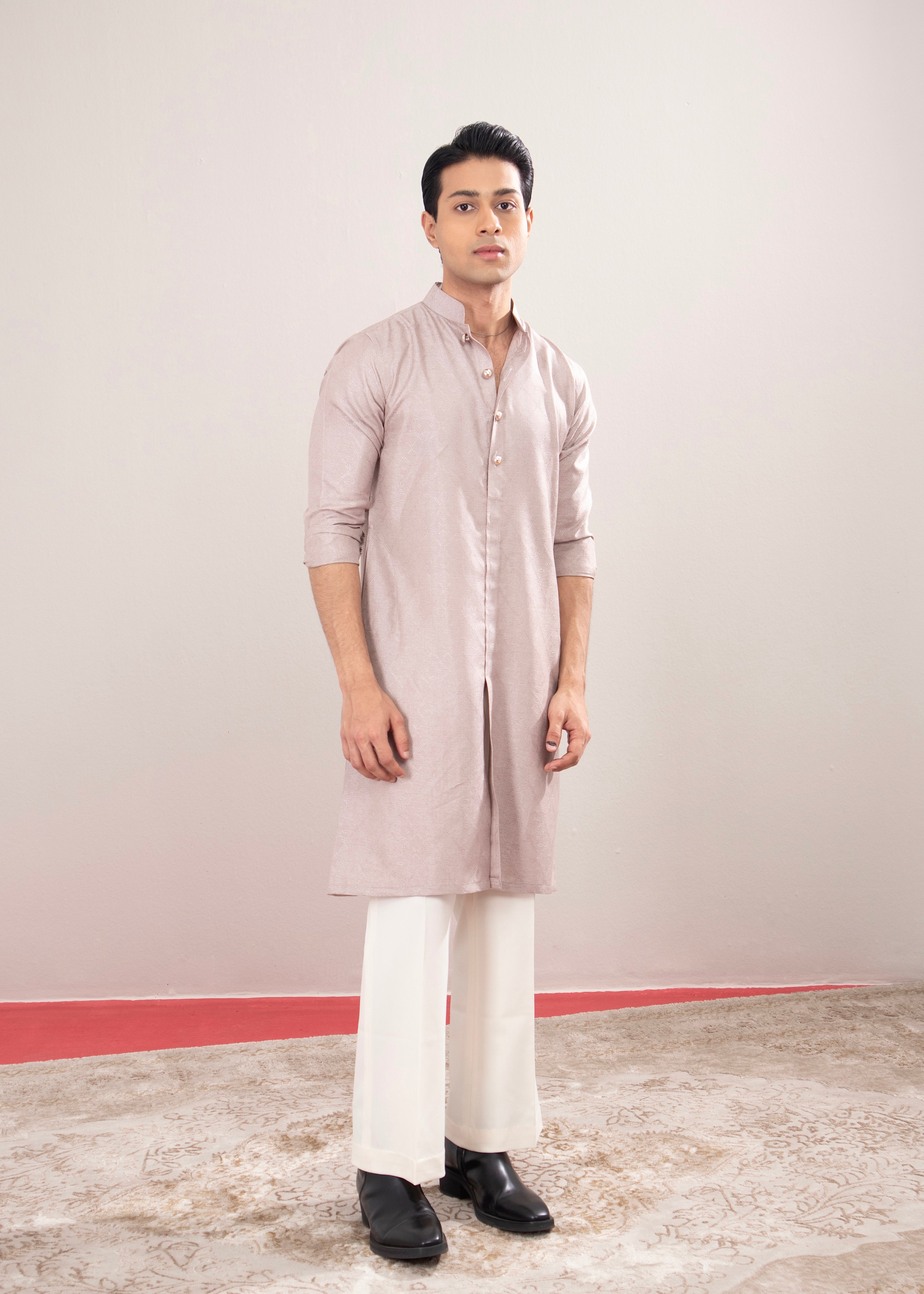 Dust Mauve Split-End Punjabi