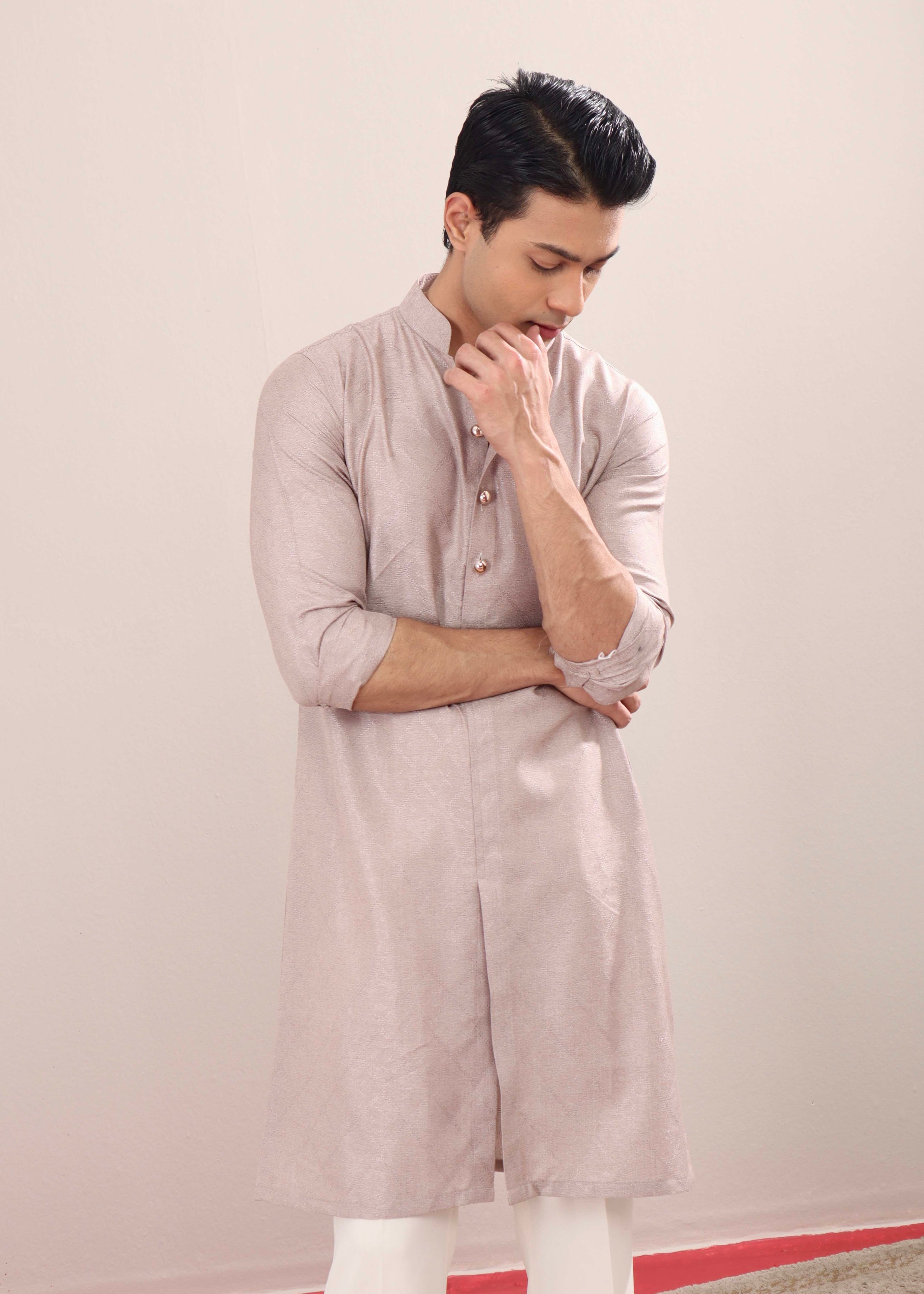 Dust Mauve Split-End Punjabi