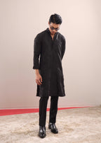 Minimal Black Punjabi (Jamini)