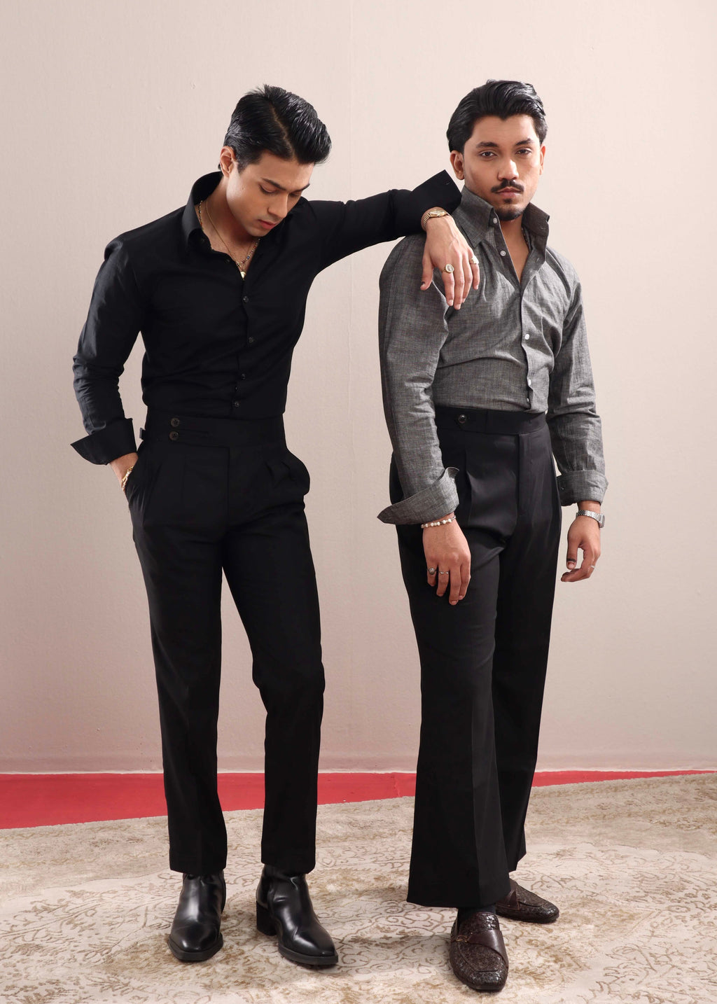 Textured Grey Executive Shirt