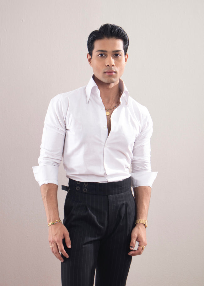 White Executive Shirt Hover Image