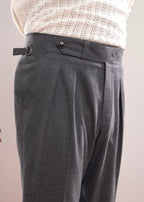 Ash Double Pleated Gurkha