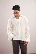 Cream Lace Popover
