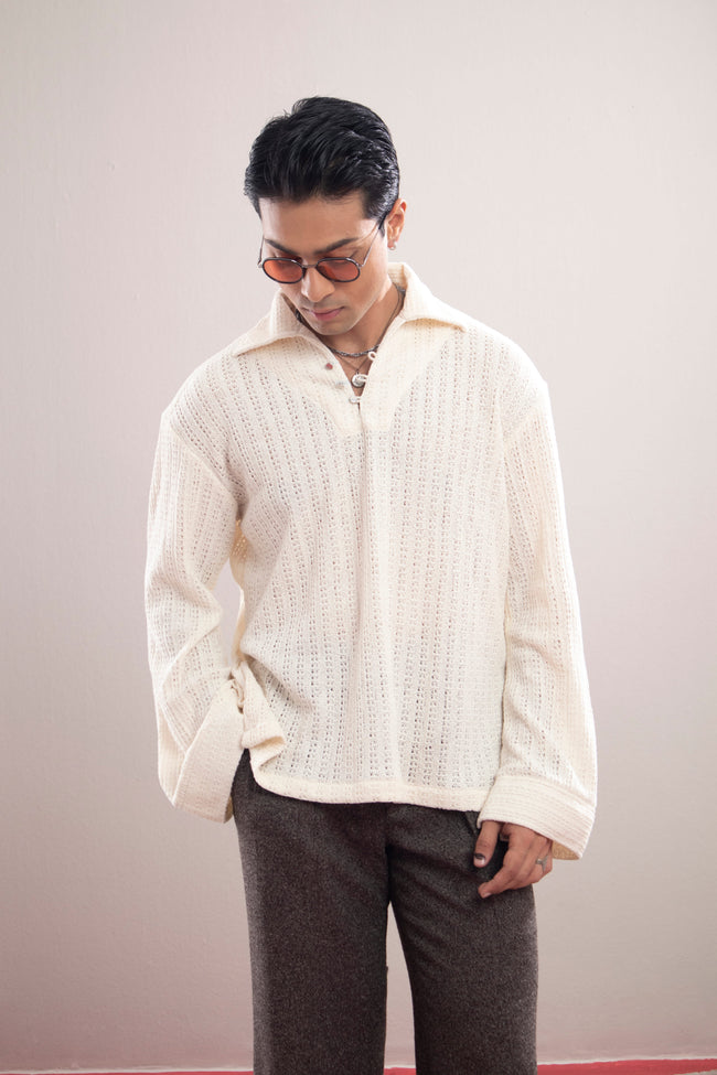 Cream Lace Popover Hover Image