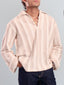 Ivory Stripe Crochet Popover