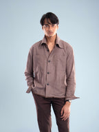 Rome Flow Overshirt - Stone