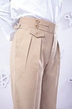 Beige Gurkha Trousers