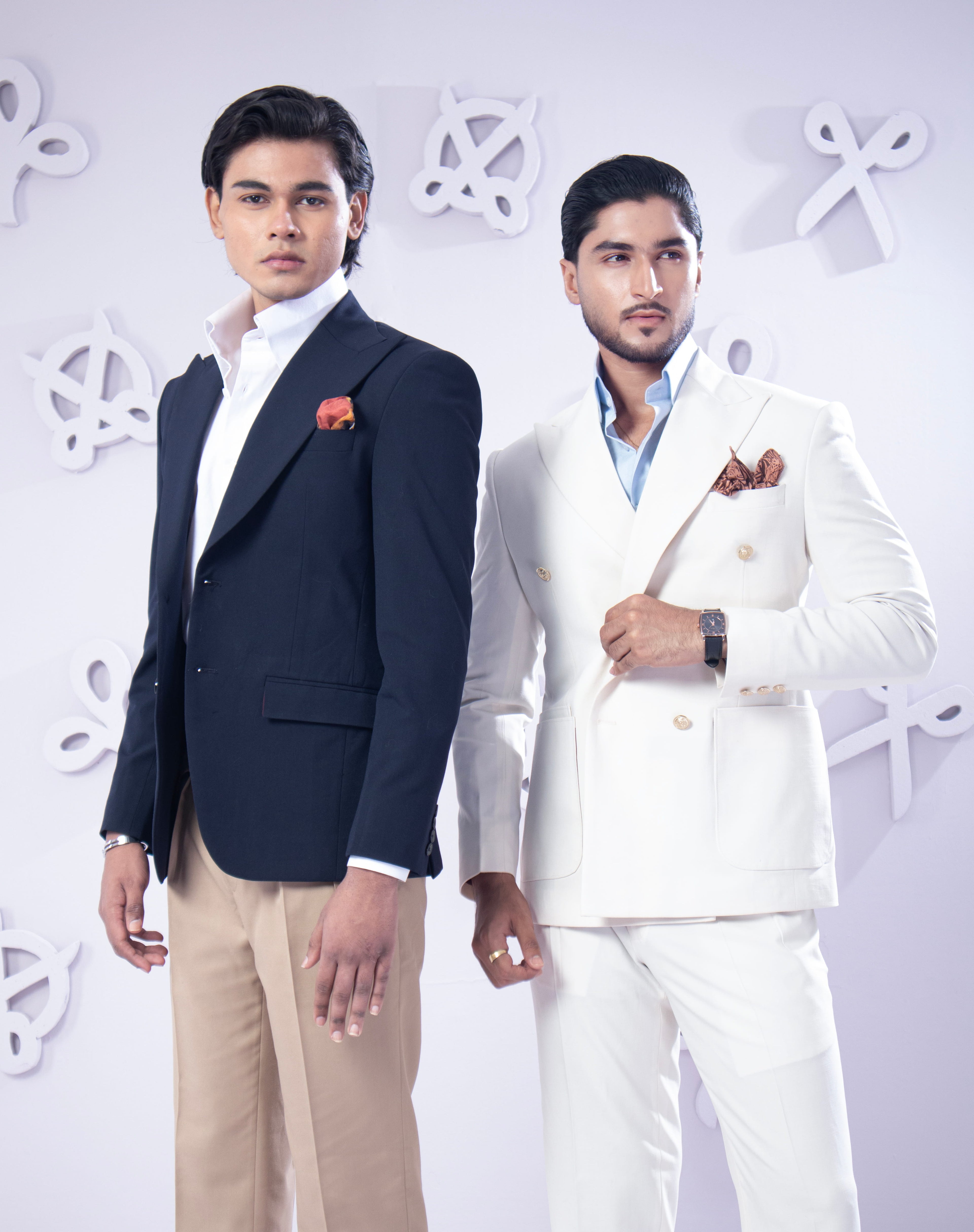 Navy Double Breasted Suit