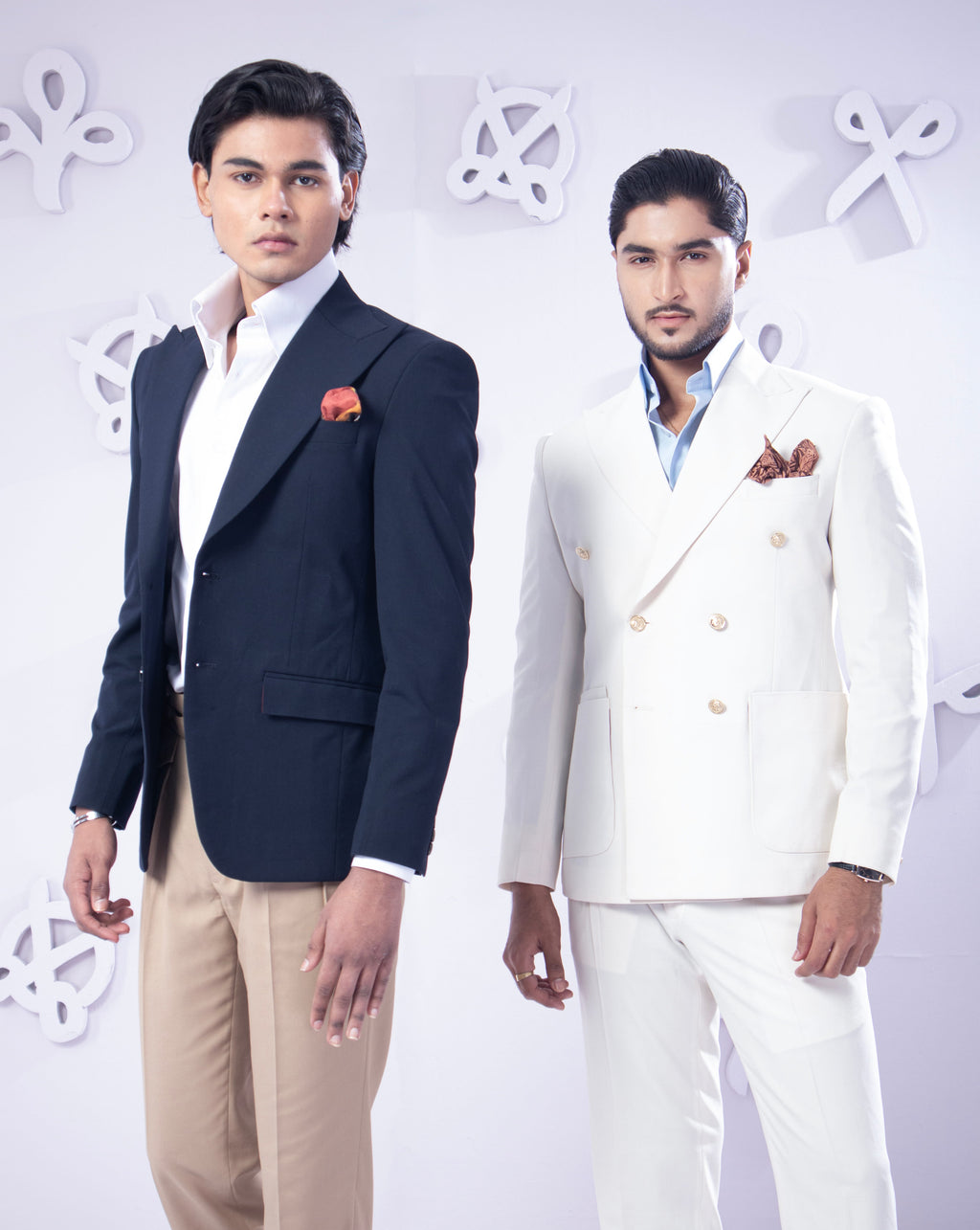 Navy Double Breasted Suit