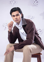 Brown Corduroy Bomber Jackets