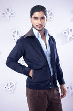 Navy Corduroy Bomber