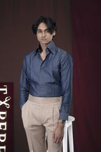 Denim executive shirts