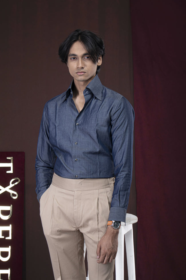 Denim executive shirts Hover Image