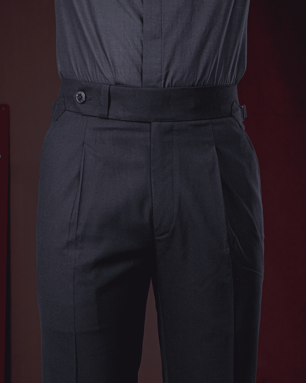 Flared Jet Black Gurkha