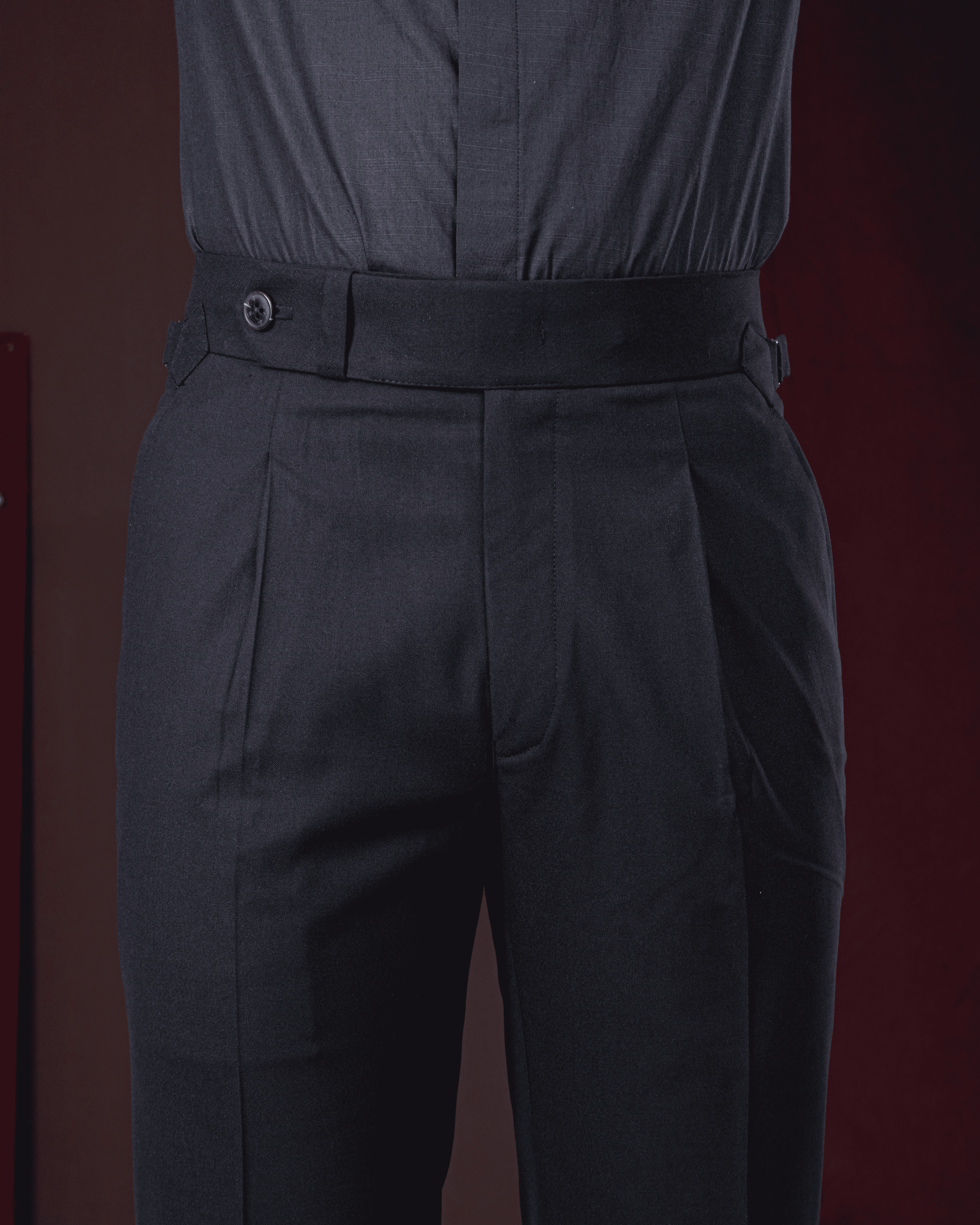 Flared Jet Black Gurkha