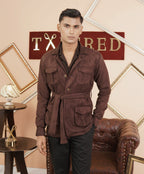 Brown Signature Suede Safaris