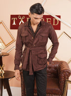 Brown Signature Suede Safaris