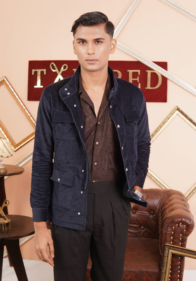 Navy Utility Jackets Hover Image