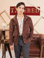 Brown Utility Jackets