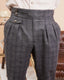 Grey Checkered Gurkha Trousers