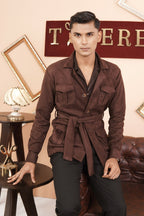 Brown Signature Suede Safaris