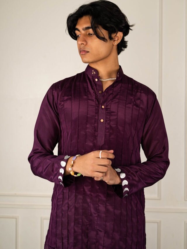 Purple Crescent Panjabi