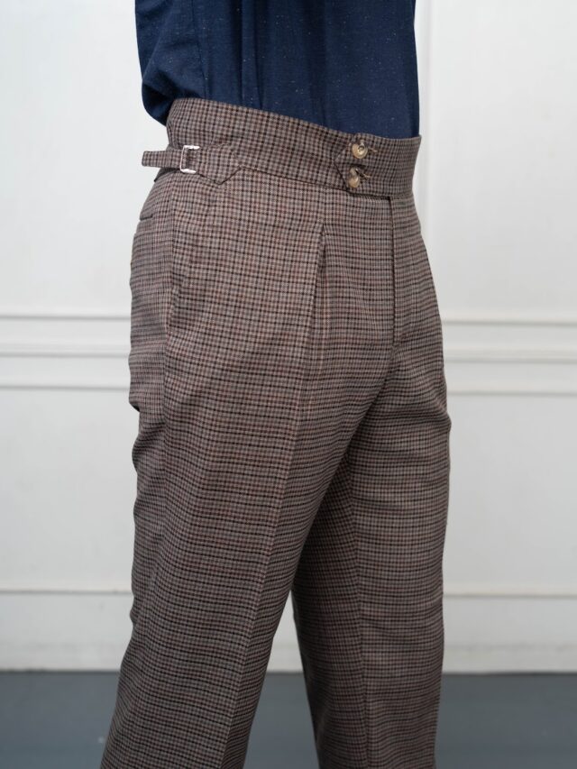 Gingham Checkered Trouser