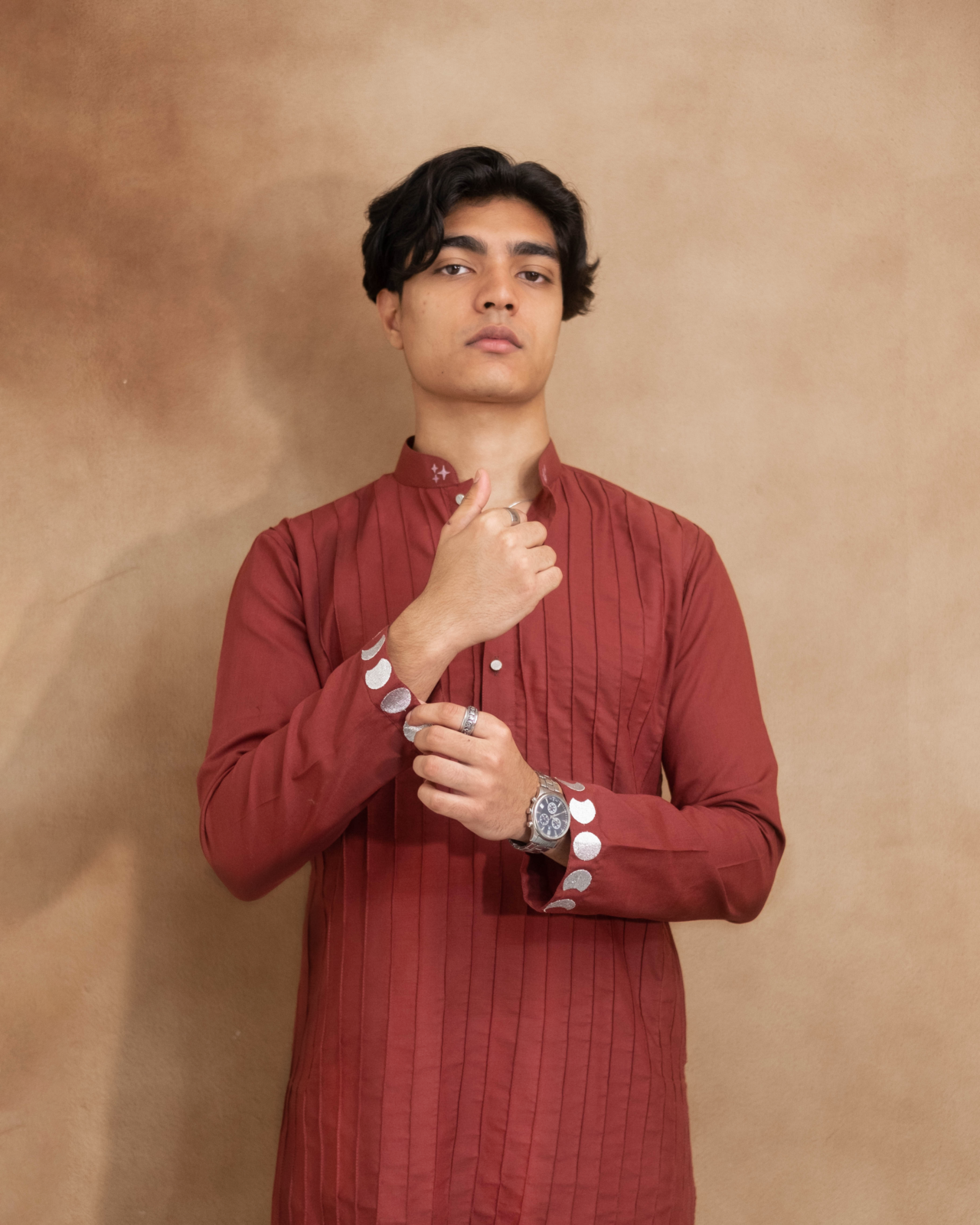 Crescent Red Panjabi