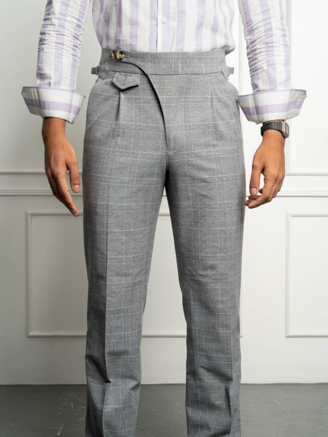 Checkered Gurkha Trousers