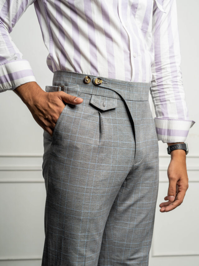 Checkered Gurkha Trousers