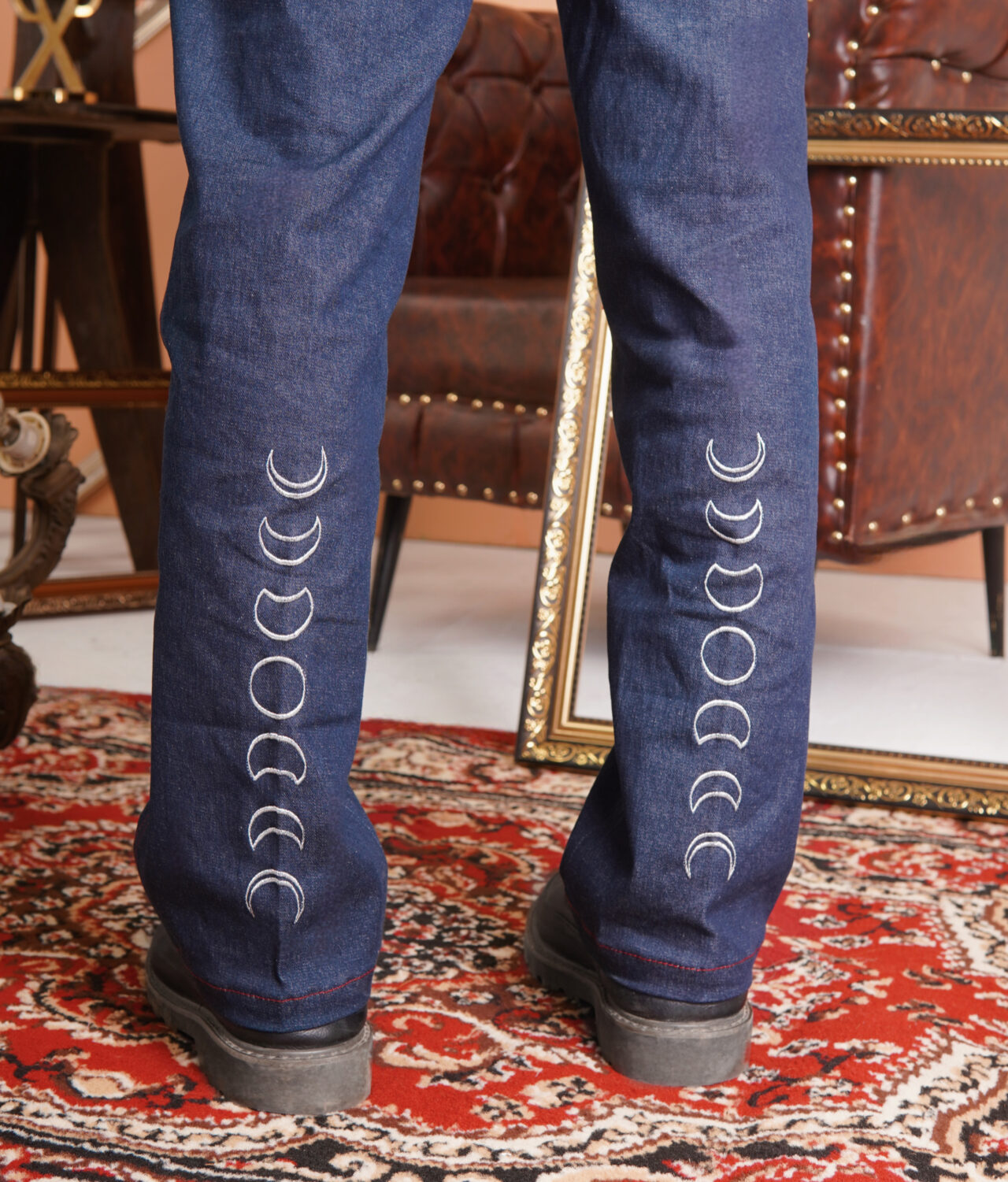 Crescent Denim Trousers