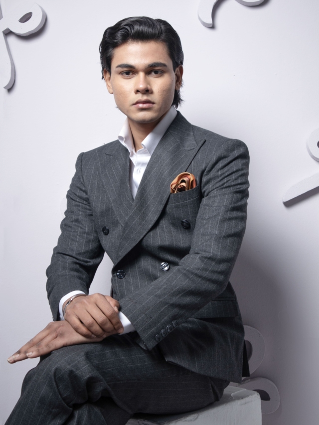 Ash Pin-Striped DB Suit