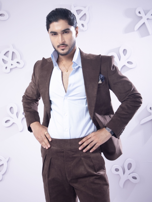 Dark Champagne Cord Suit