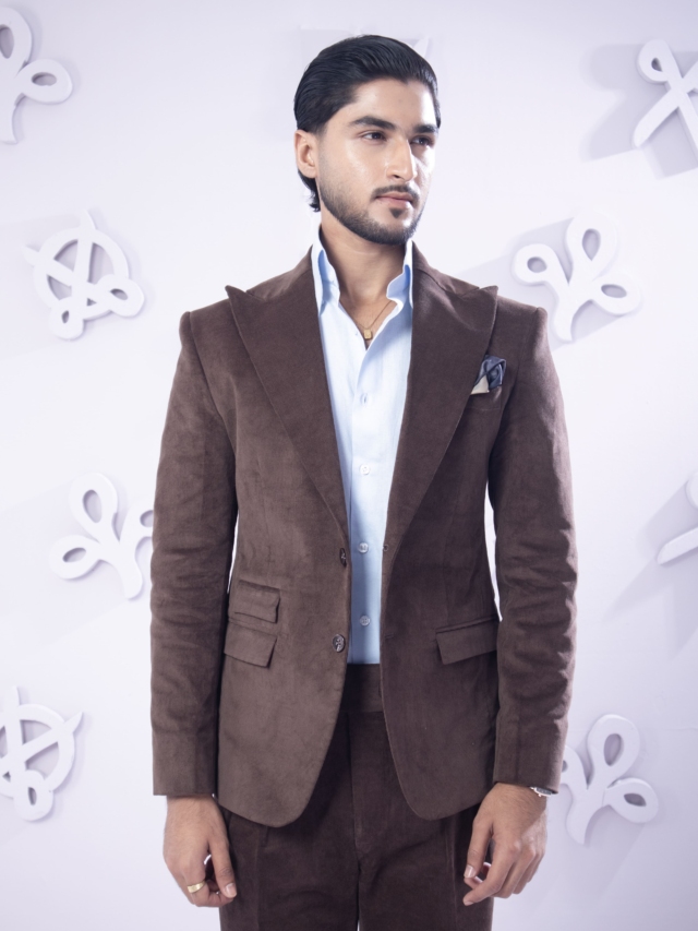 Dark Champagne Cord Suit